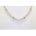 Necklace solid chain silver sterling 925 women's ball design gift B 775